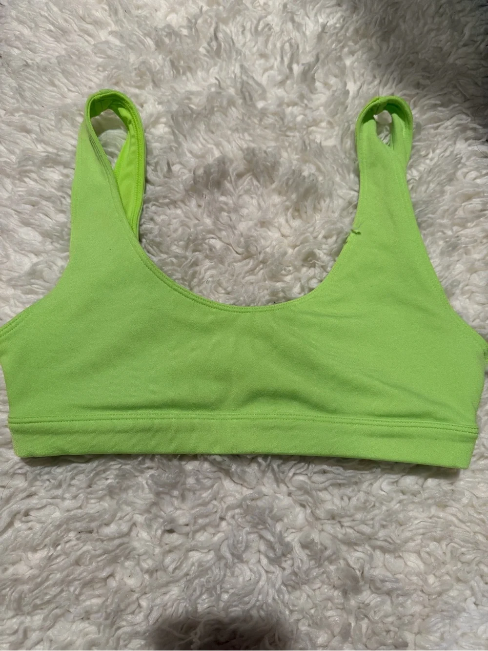 ALO Yoga Neon Lime Sports Bralette